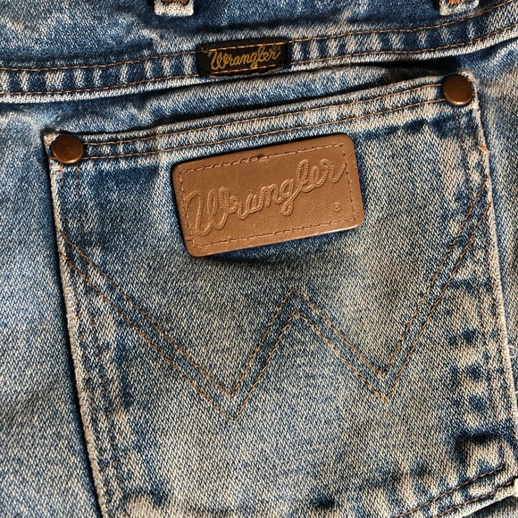 vintage Wrangler Cut offs jean shorts - Picture 4 of 8